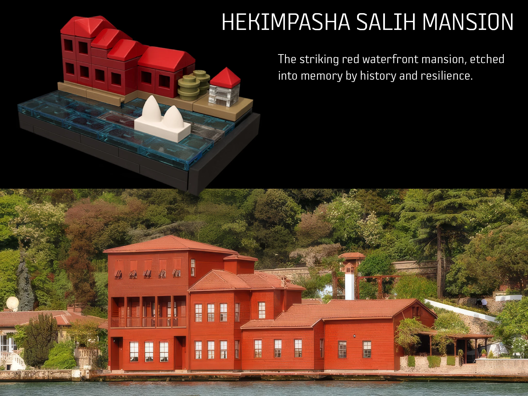 Hekimpasha Salih Mansion: amended presentation comparing the microscale model and its real-world inspiration